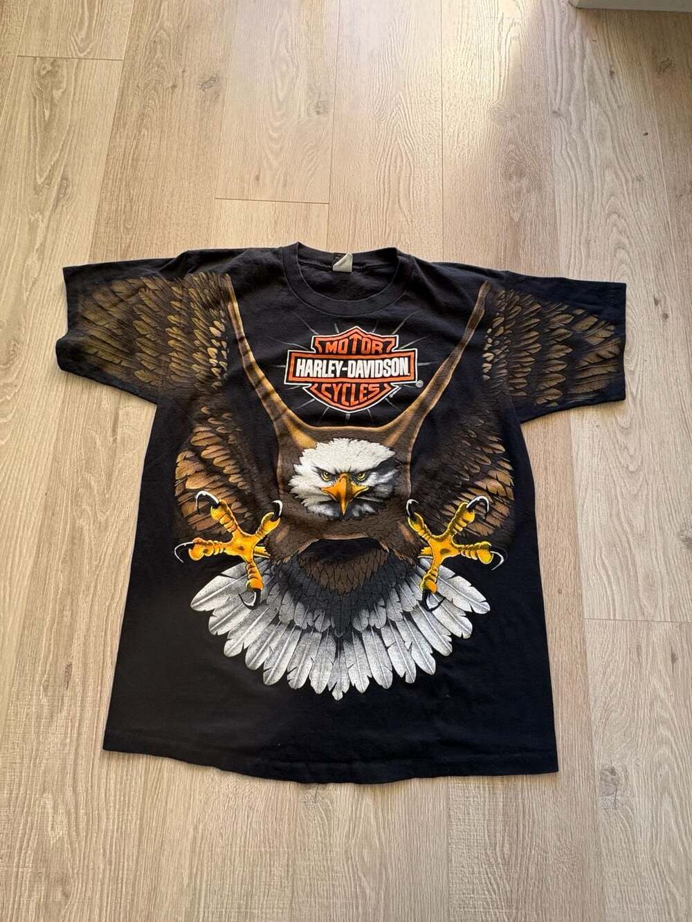 Harley Davidson × Vintage 1990's Harley Davidson T-shirt Made In USA
